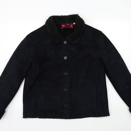 Avenue Womens Black   Jacket Coat Size L