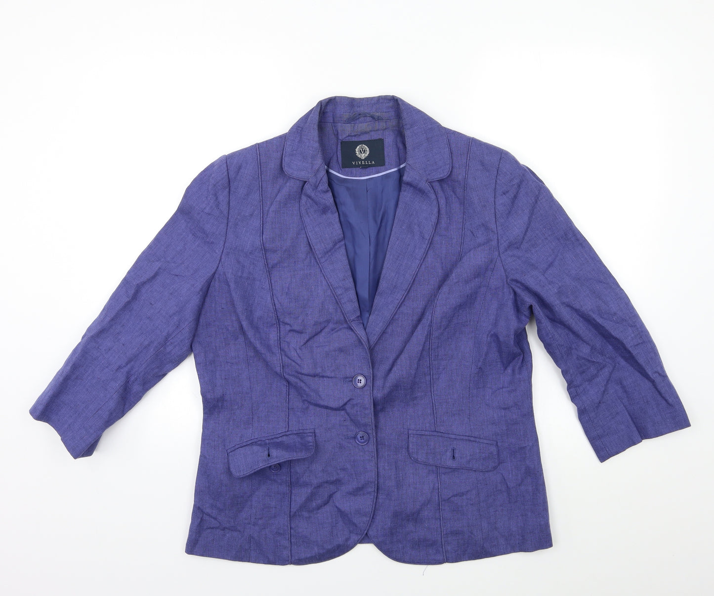 Viyella Womens Blue   Jacket Blazer Size 12