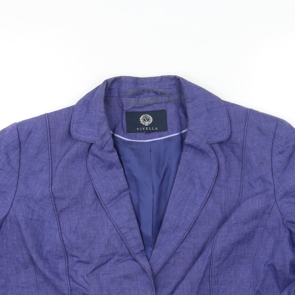 Viyella Womens Blue   Jacket Blazer Size 12