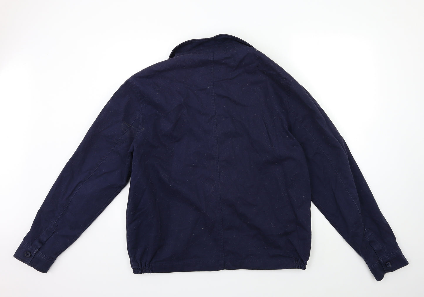 Marks and Spencer Mens Blue   Bomber Jacket Coat Size L