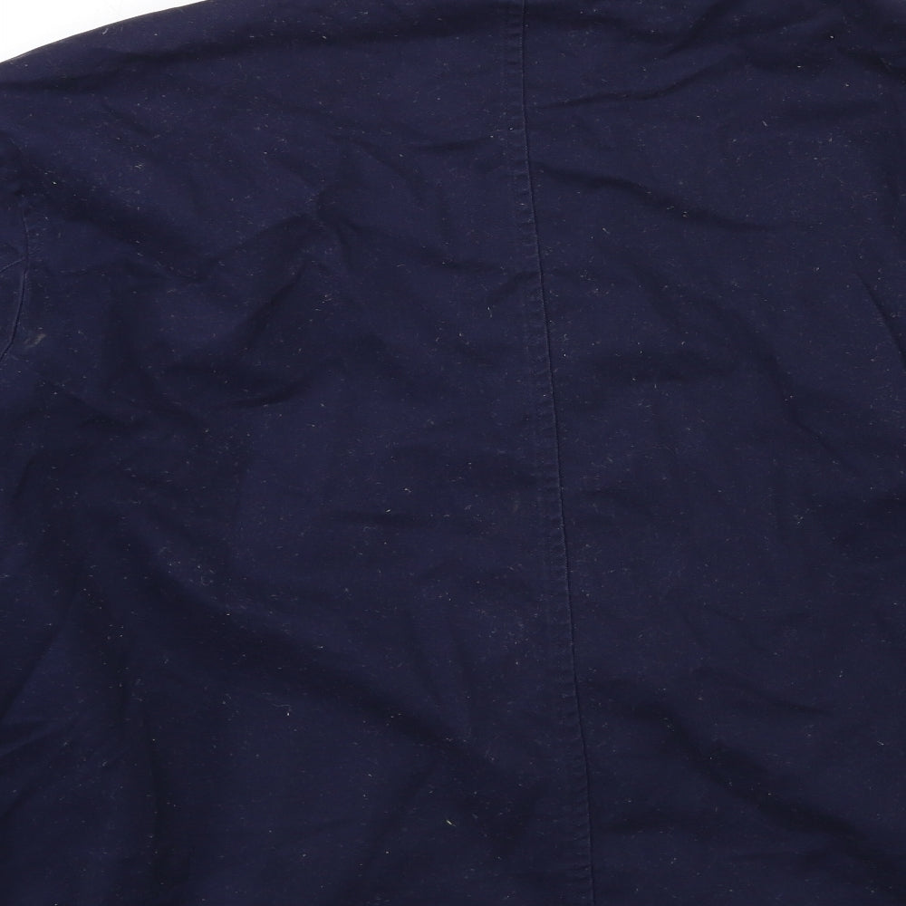 Marks and Spencer Mens Blue   Bomber Jacket Coat Size L