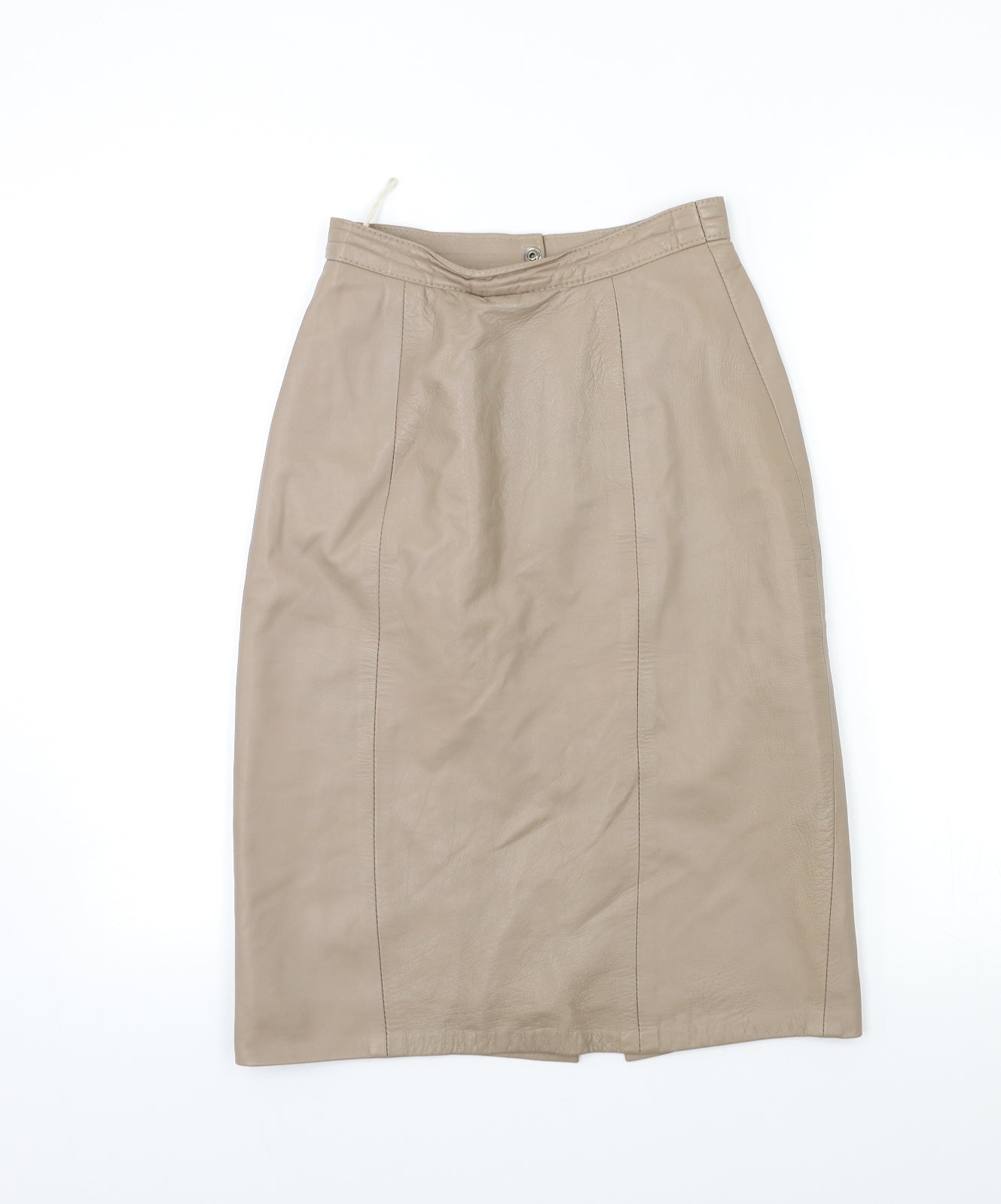 Preworn Womens Beige   A-Line Skirt Size 23 in