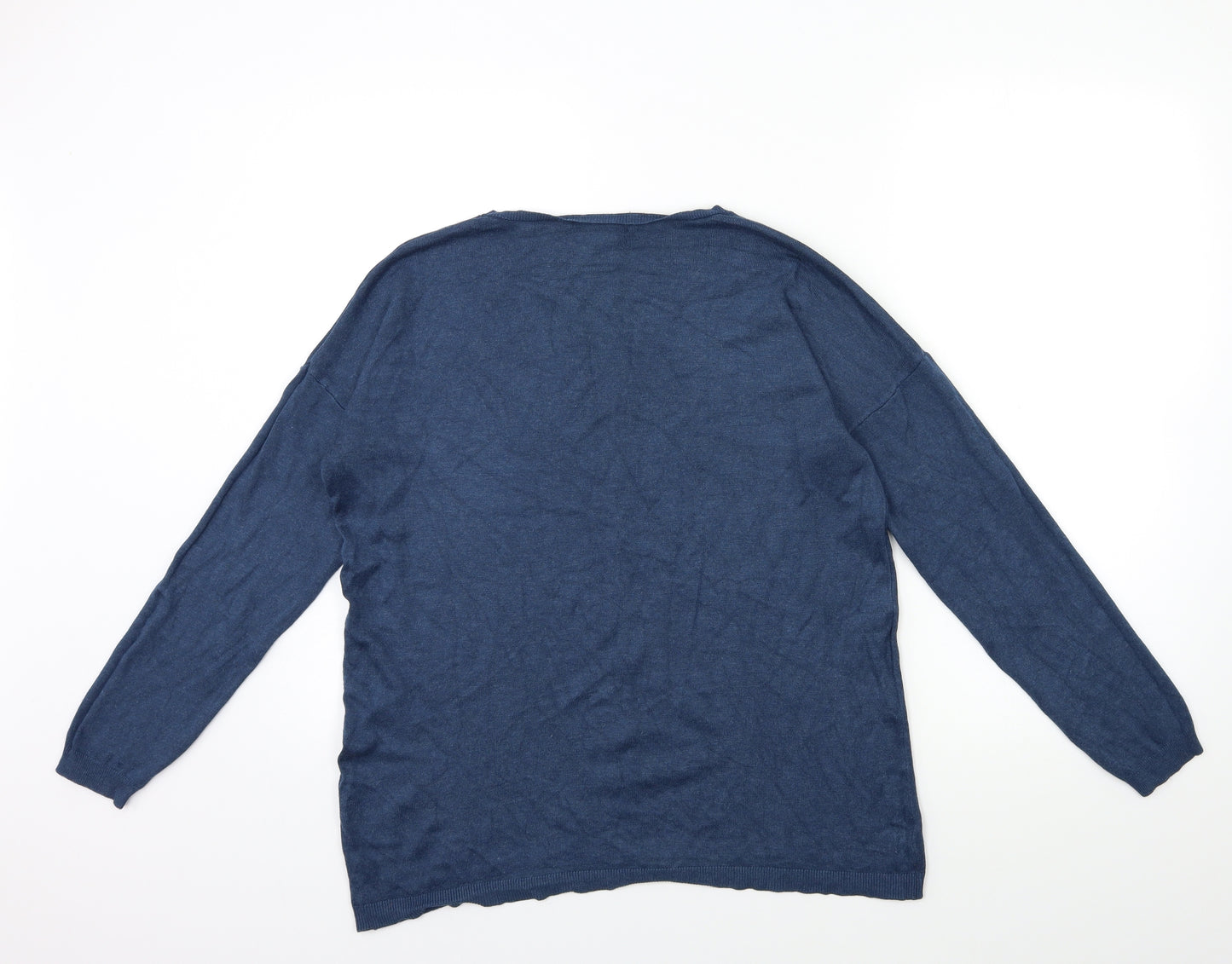 Atmosphere Womens Blue  Knit Pullover Jumper Size 14