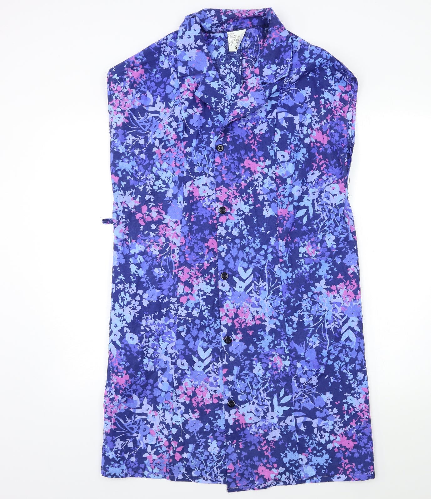 Preworn Womens Blue Floral  Shift  Size 14