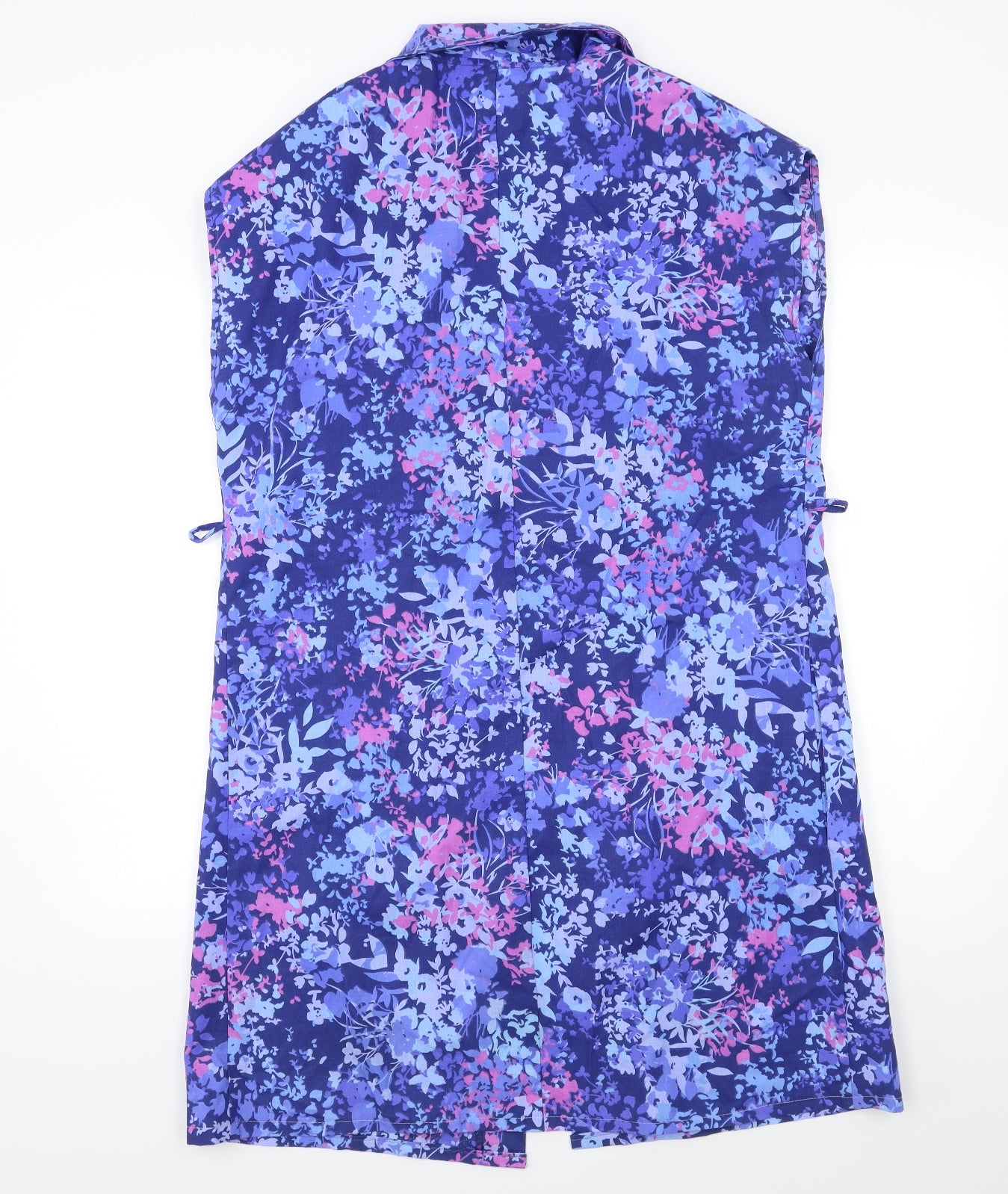 Preworn Womens Blue Floral  Shift  Size 14