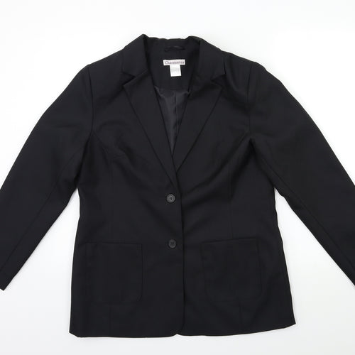 Charmance Womens Black   Jacket Blazer Size 14