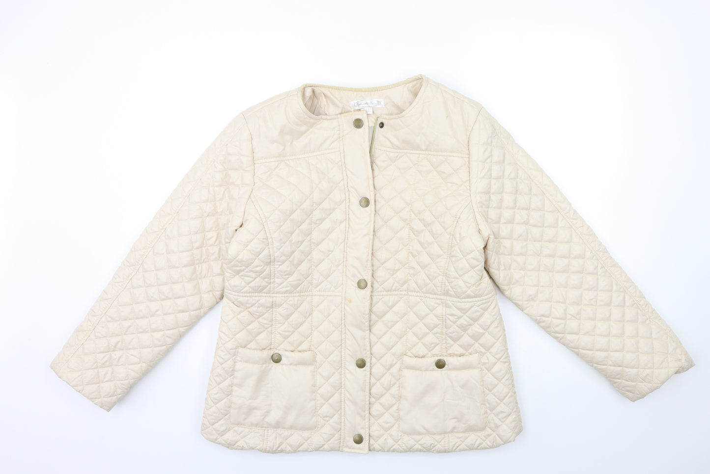 Gabriella Vicenza Womens Beige   Jacket  Size 14