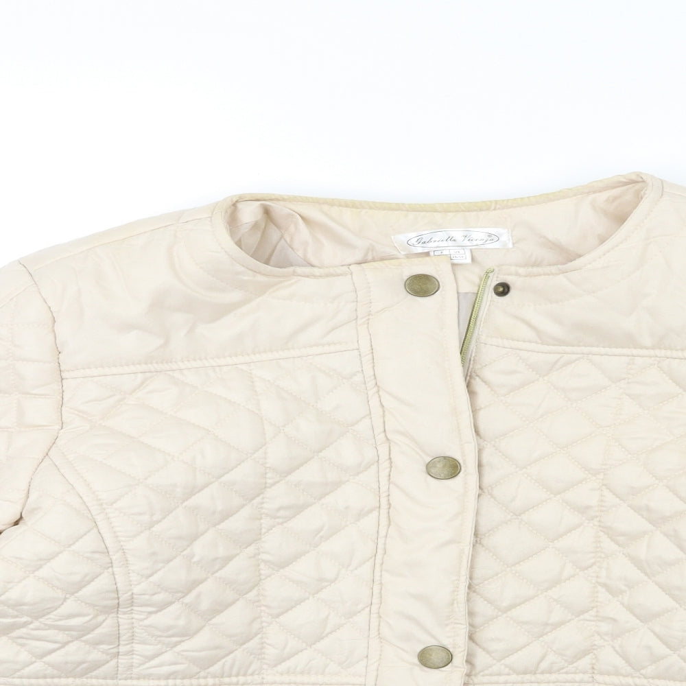 Gabriella Vicenza Womens Beige   Jacket  Size 14