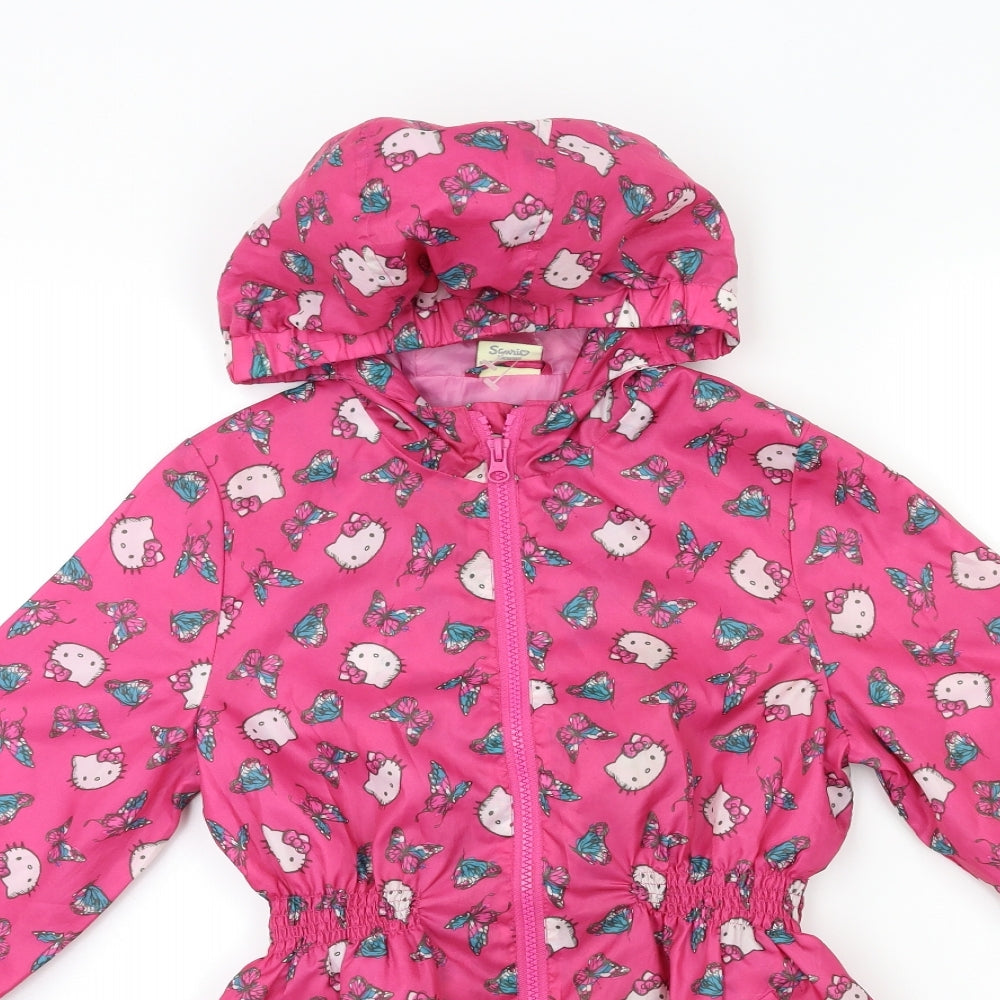 TU Girls Pink   Rain Coat Coat Size 7-8 Years