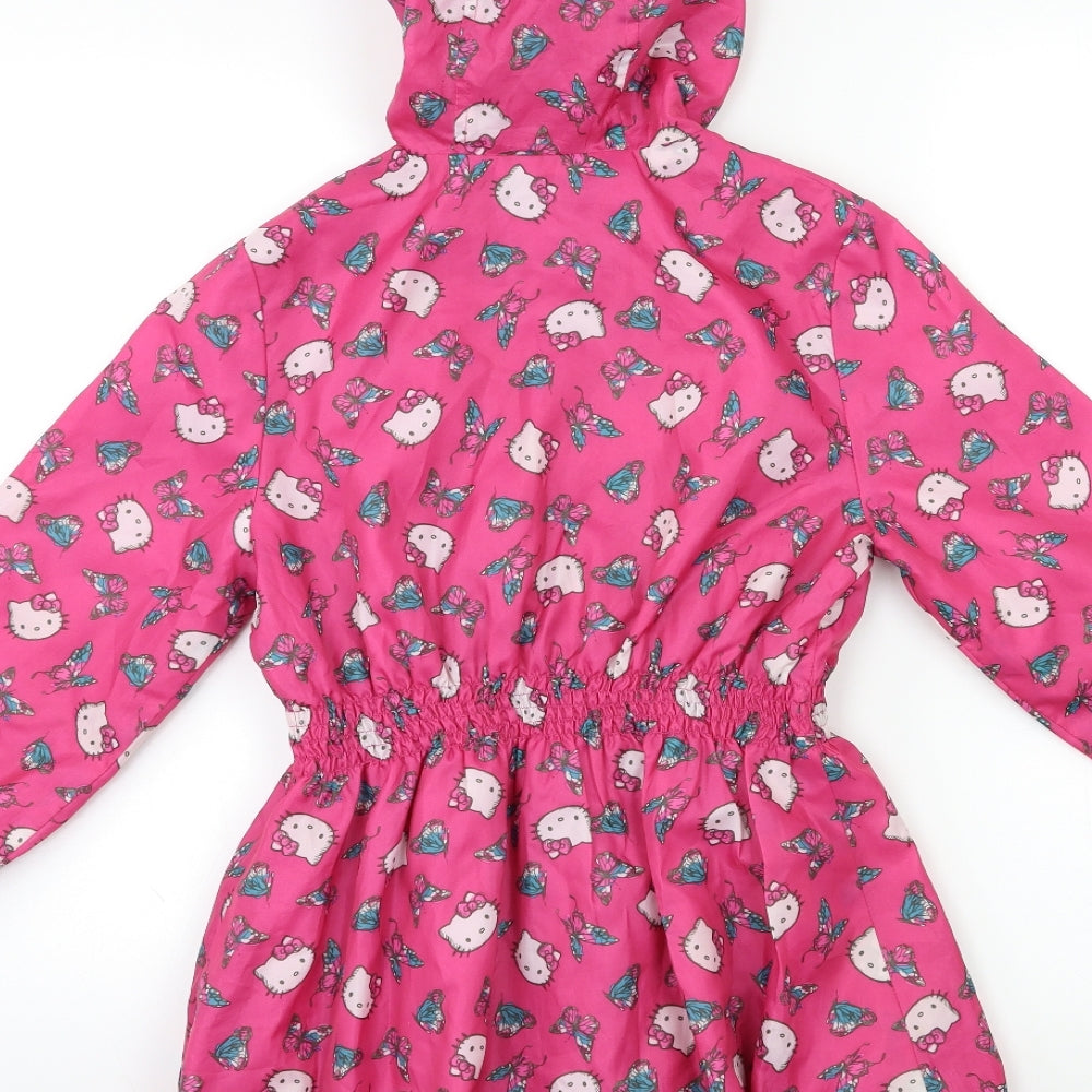TU Girls Pink   Rain Coat Coat Size 7-8 Years