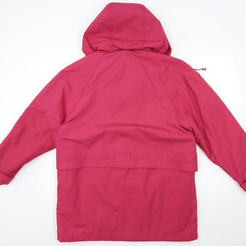 telemac Womens Pink   Overcoat Coat Size M