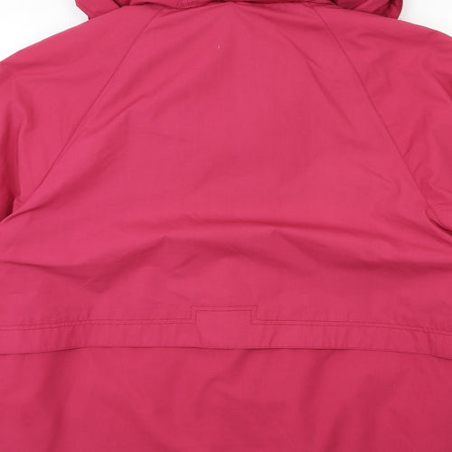 telemac Womens Pink   Overcoat Coat Size M