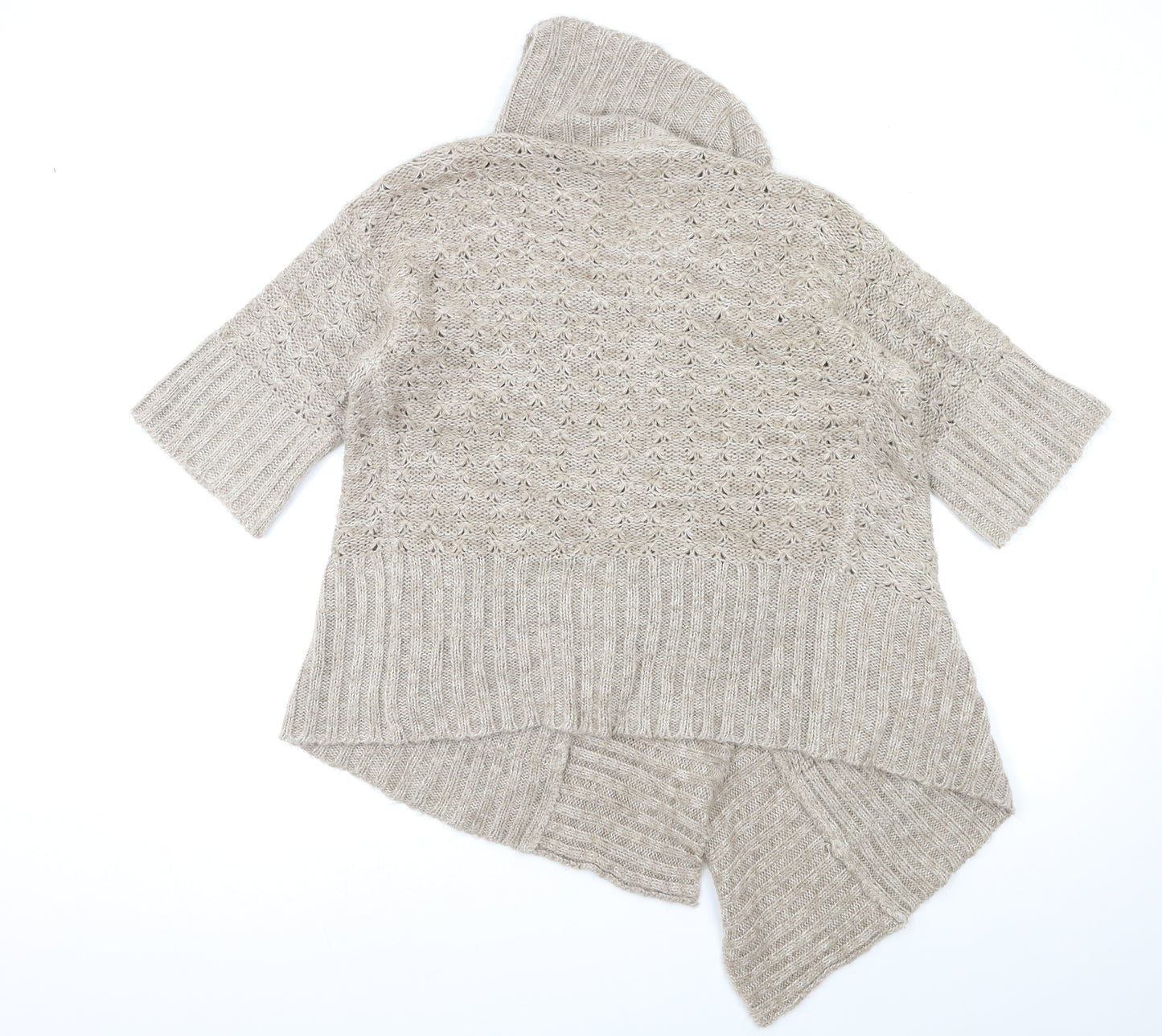 New Look Womens Brown  Knit Cardigan Jumper Size 10
