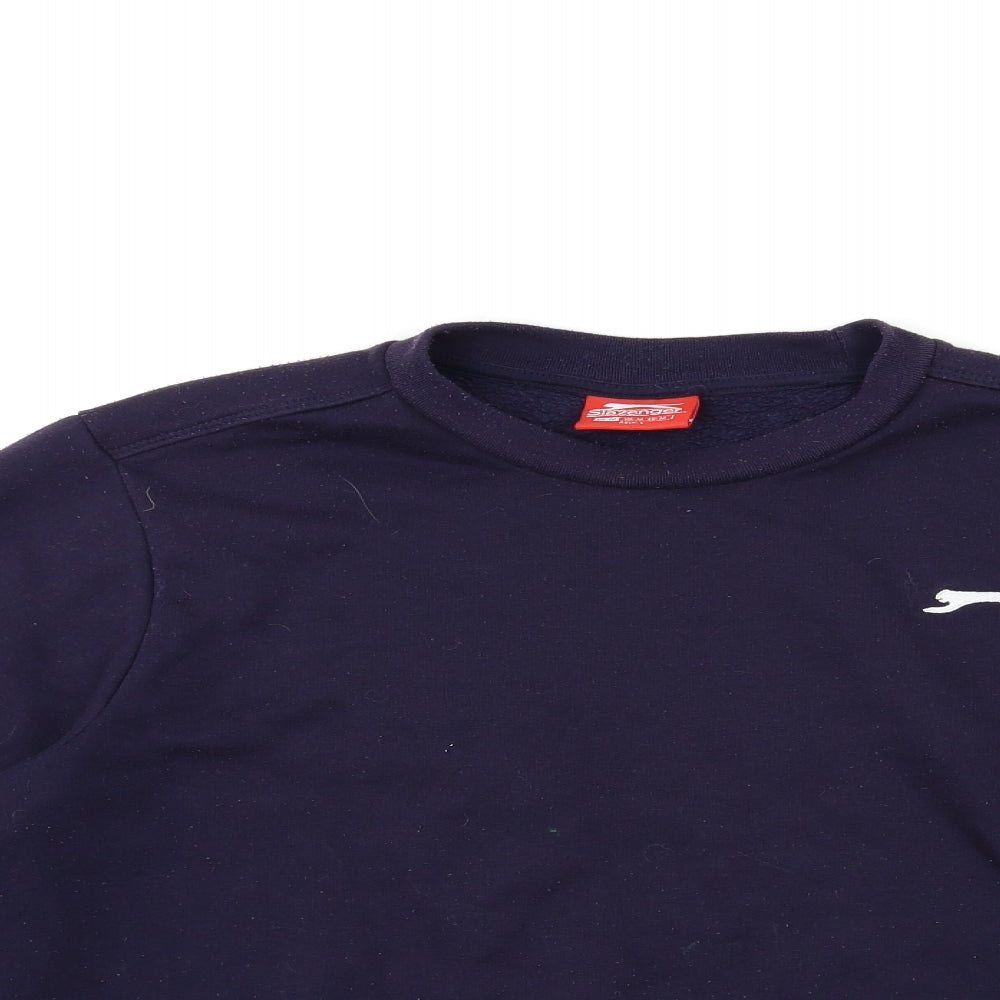 Slazenger Mens Blue   Pullover Sweatshirt Size M
