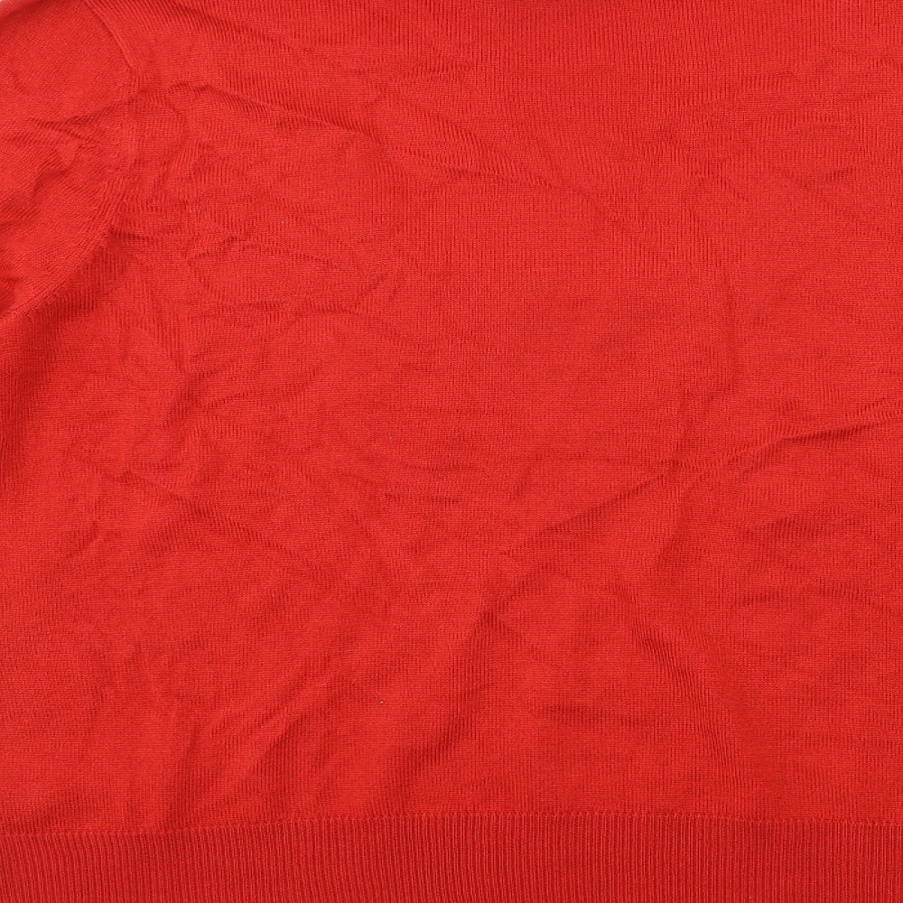 George Womens Red  Knit Pullover Jumper Size 20