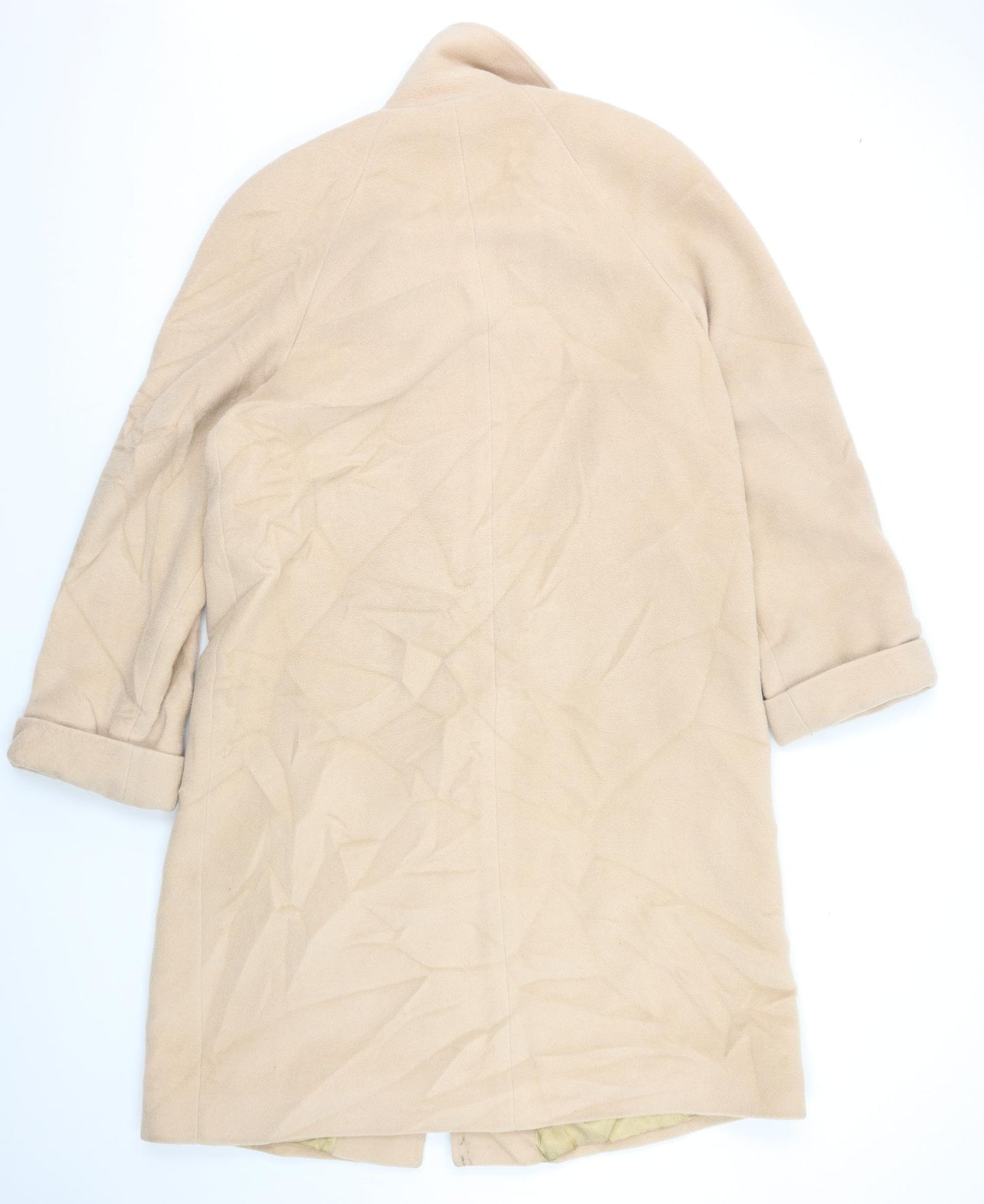 Preworn Womens Pink   Overcoat Coat Size 14