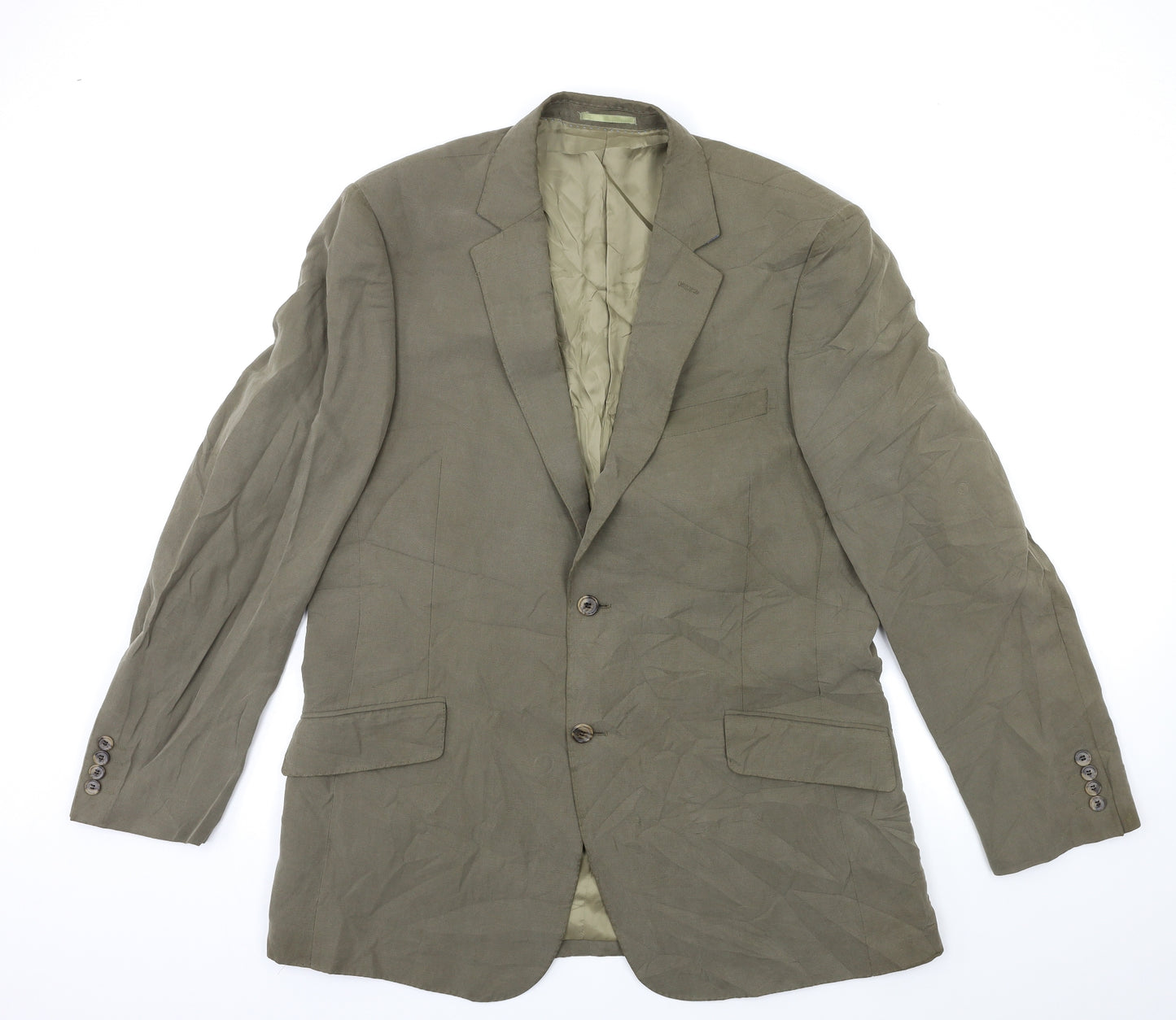 John Lewis Mens Green   Jacket Blazer Size 44