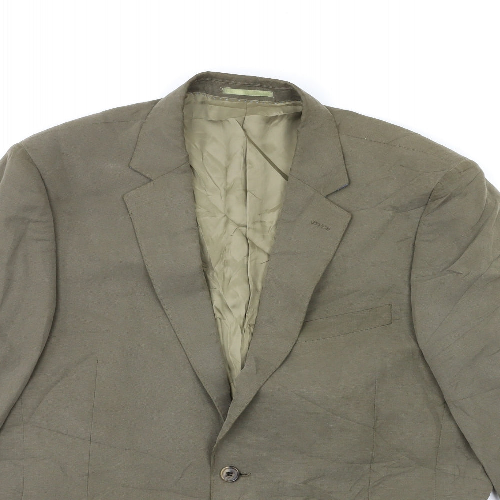 John Lewis Mens Green   Jacket Blazer Size 44
