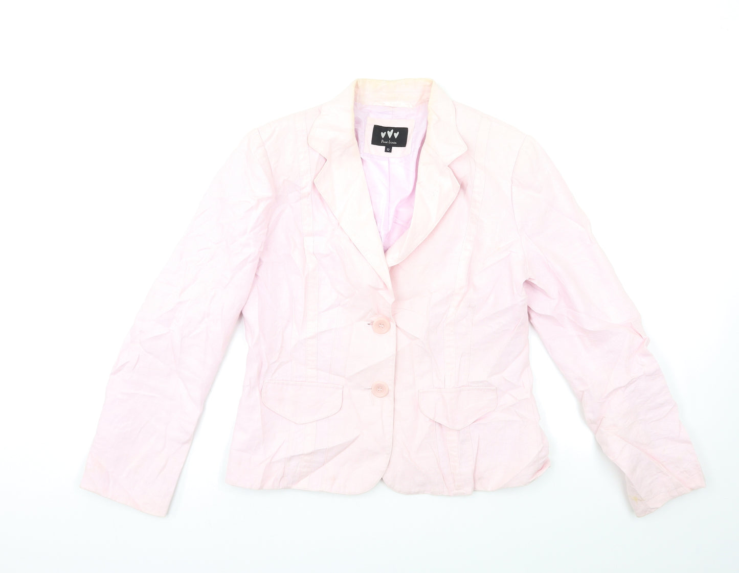 Per Una Womens Pink   Jacket Blazer Size 12