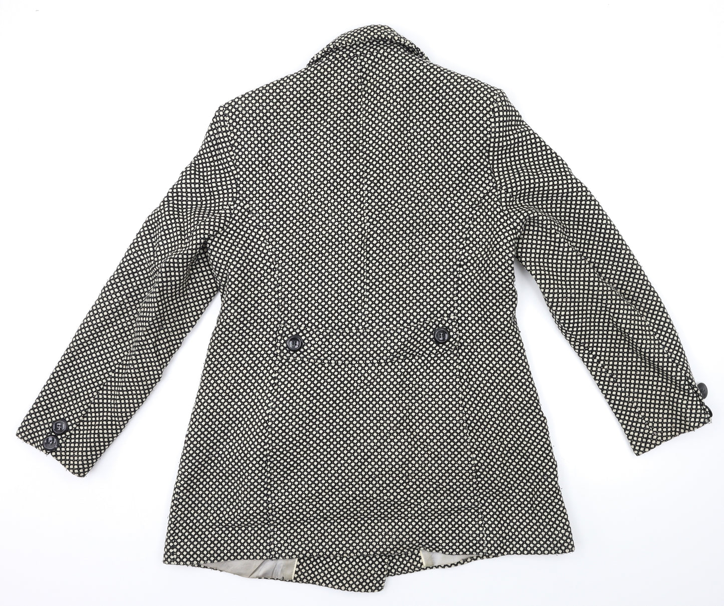 Berkertex Womens Black   Overcoat Coat Size 14