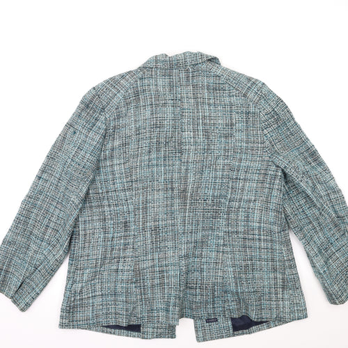 Liz Claiborne Womens Blue   Jacket Coat Size L