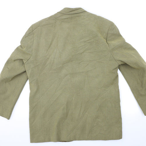Preworn Mens Green   Jacket Suit Jacket Size XL