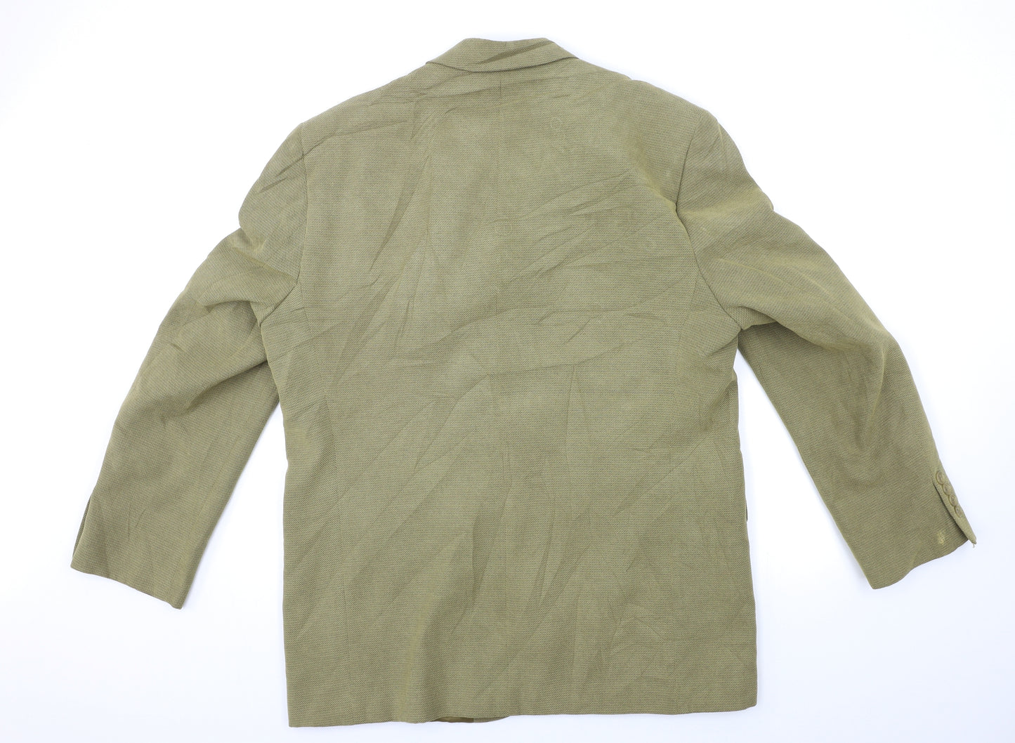 Preworn Mens Green   Jacket Suit Jacket Size XL