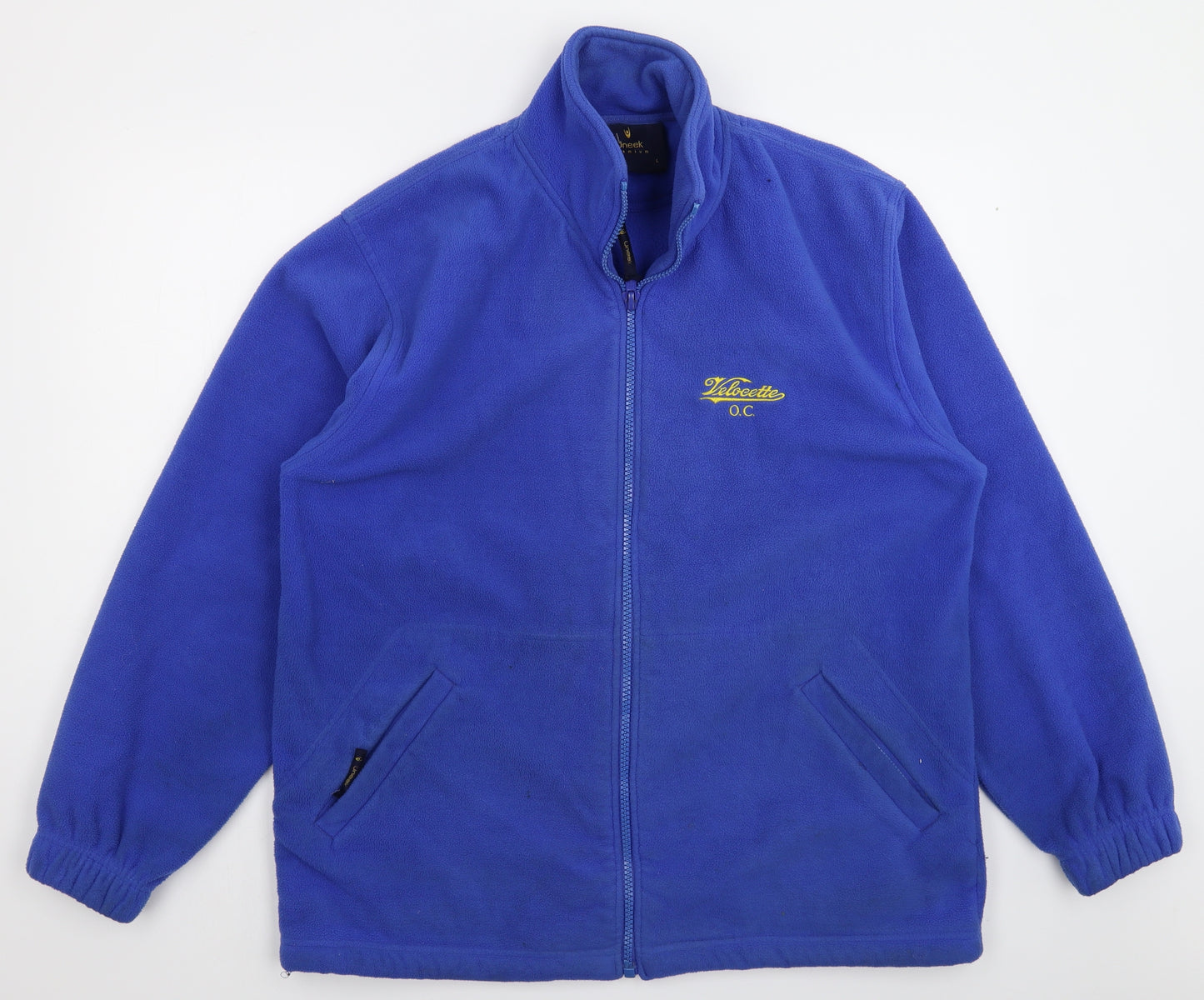 Uneek Mens Blue  Fleece Jacket  Size L