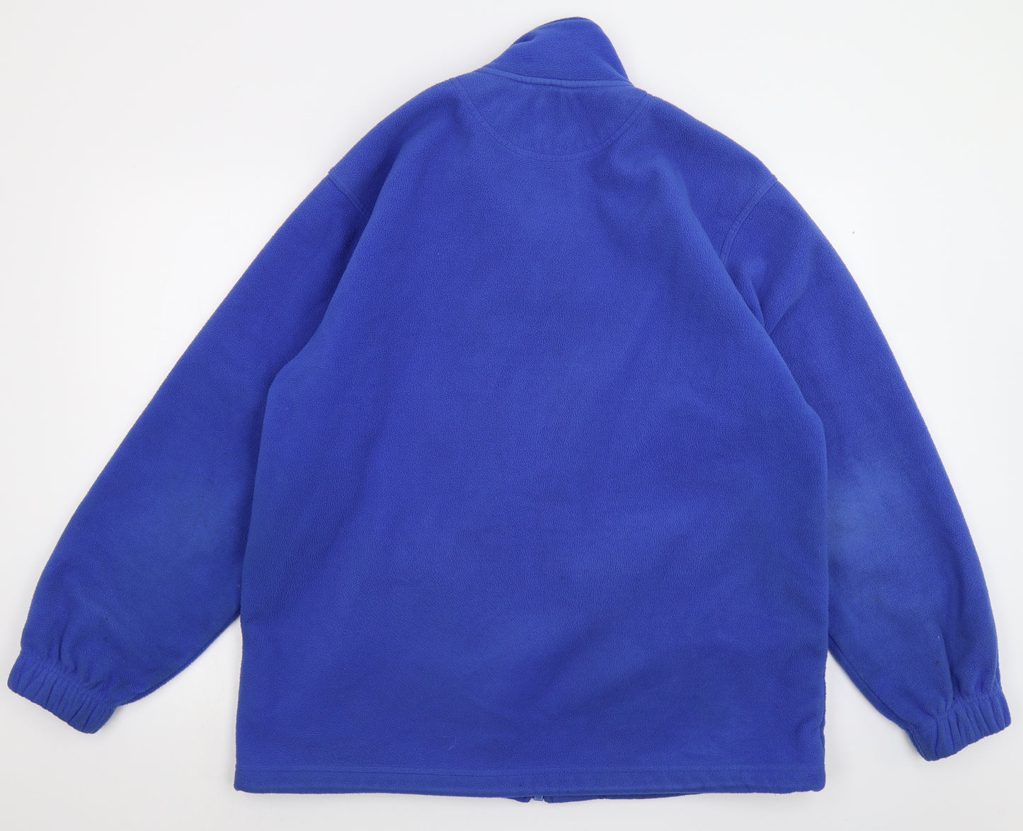 Uneek Mens Blue  Fleece Jacket  Size L