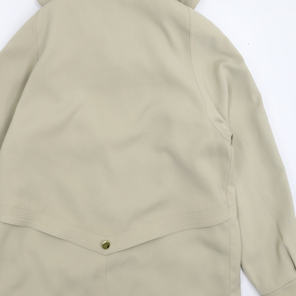 David Barry Womens Beige   Jacket Coat Size 12