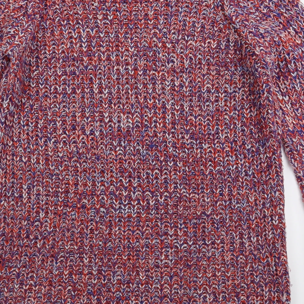 Brave Soul Womens Red  Knit Pullover Jumper Size 12