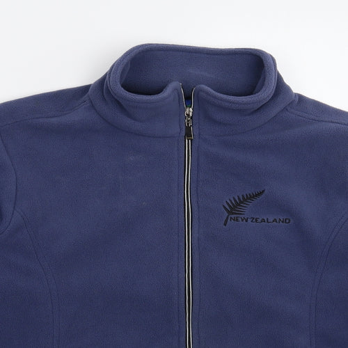 Planet New Zealand Womens Blue  Fleece Jacket  Size M