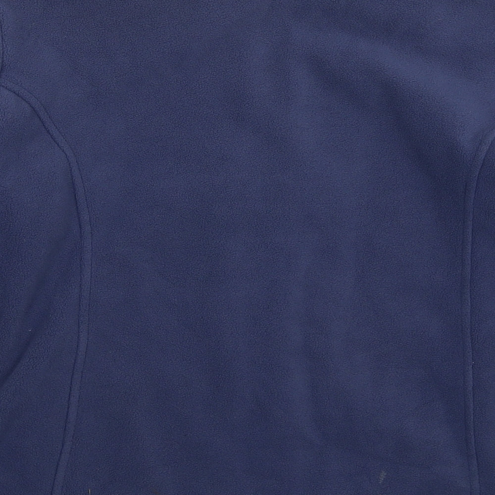 Planet New Zealand Womens Blue  Fleece Jacket  Size M