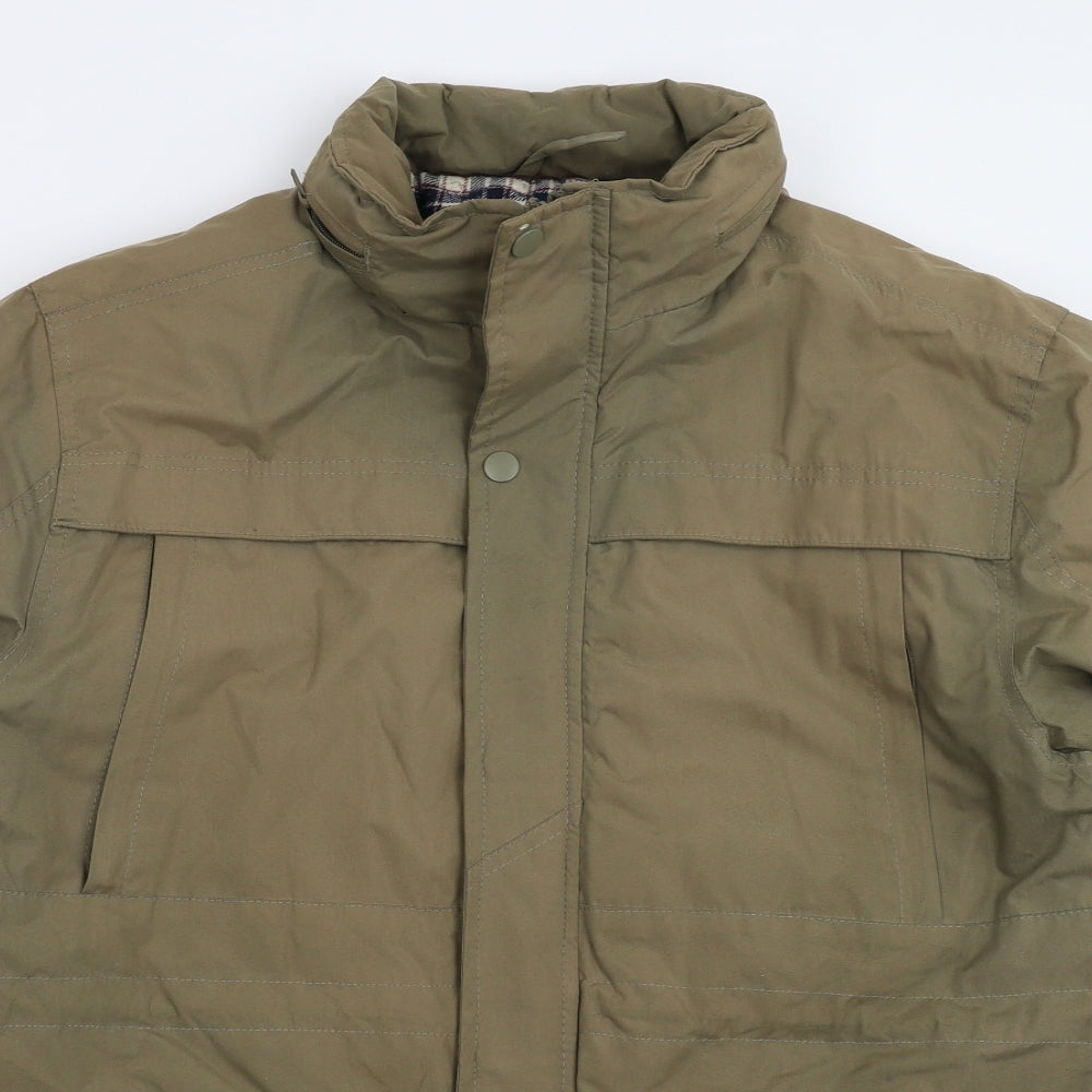 Hudson Harbour Mens Beige   Jacket Coat Size XL