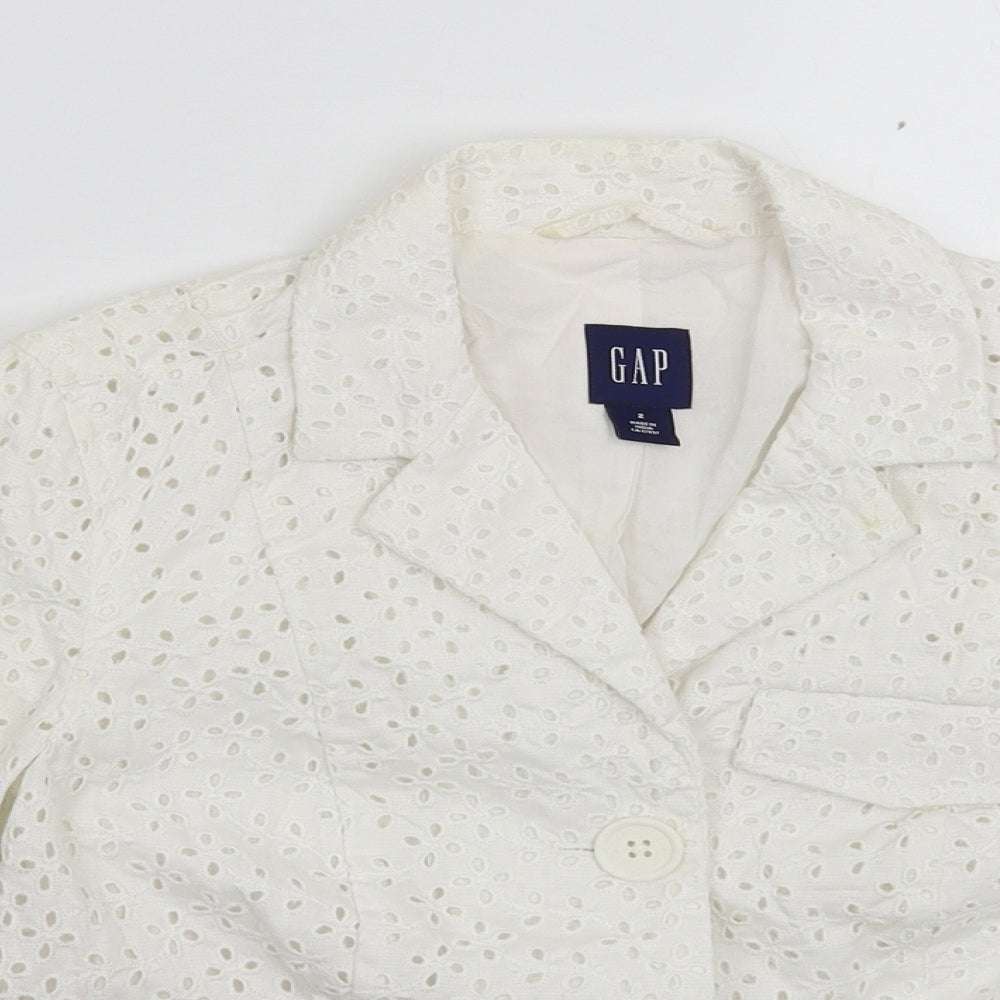 Gap Womens White   Jacket Blazer Size S