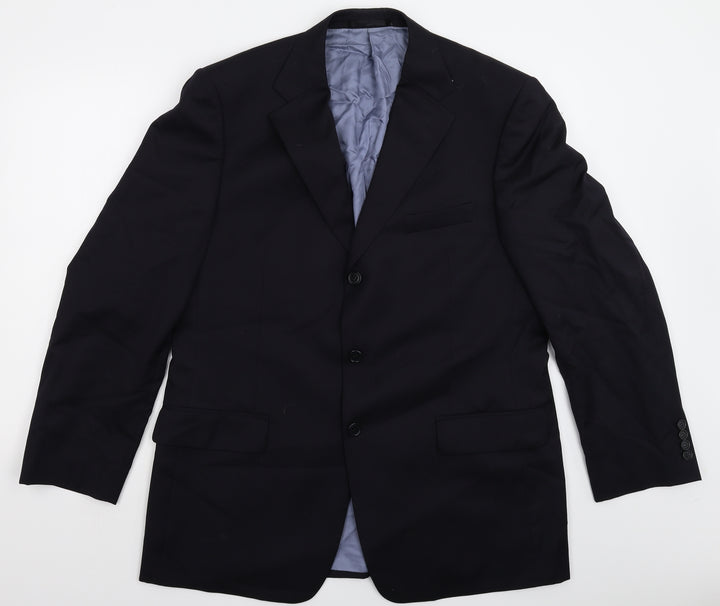 Reda Mens Blue Jacket Suit Jacket Size 42