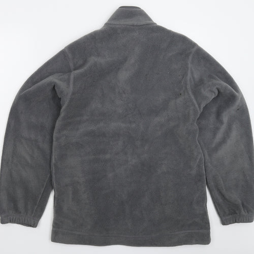 Zantos Mens Grey  Fleece Jacket  Size M