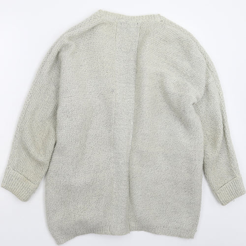 Atmosphere Womens Grey  Knit Cardigan Jumper Size 10  - Oversized