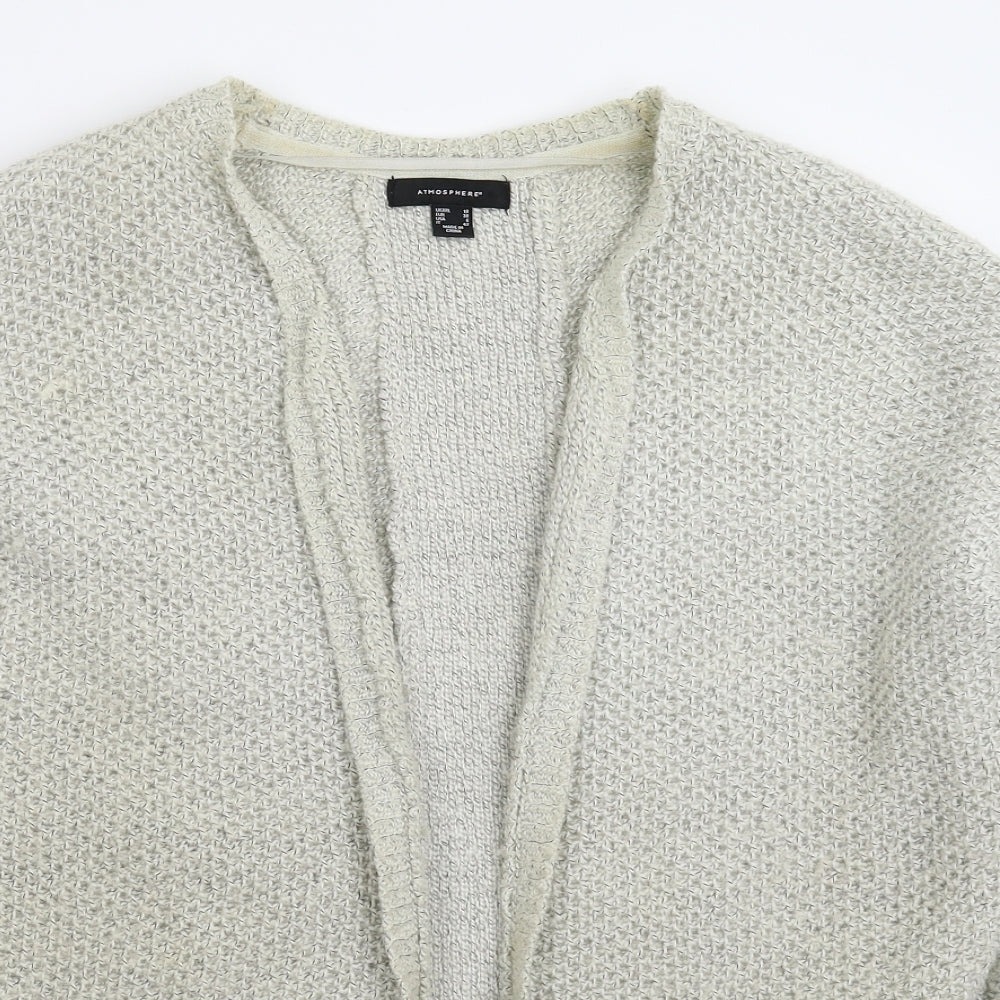 Atmosphere Womens Grey  Knit Cardigan Jumper Size 10  - Oversized