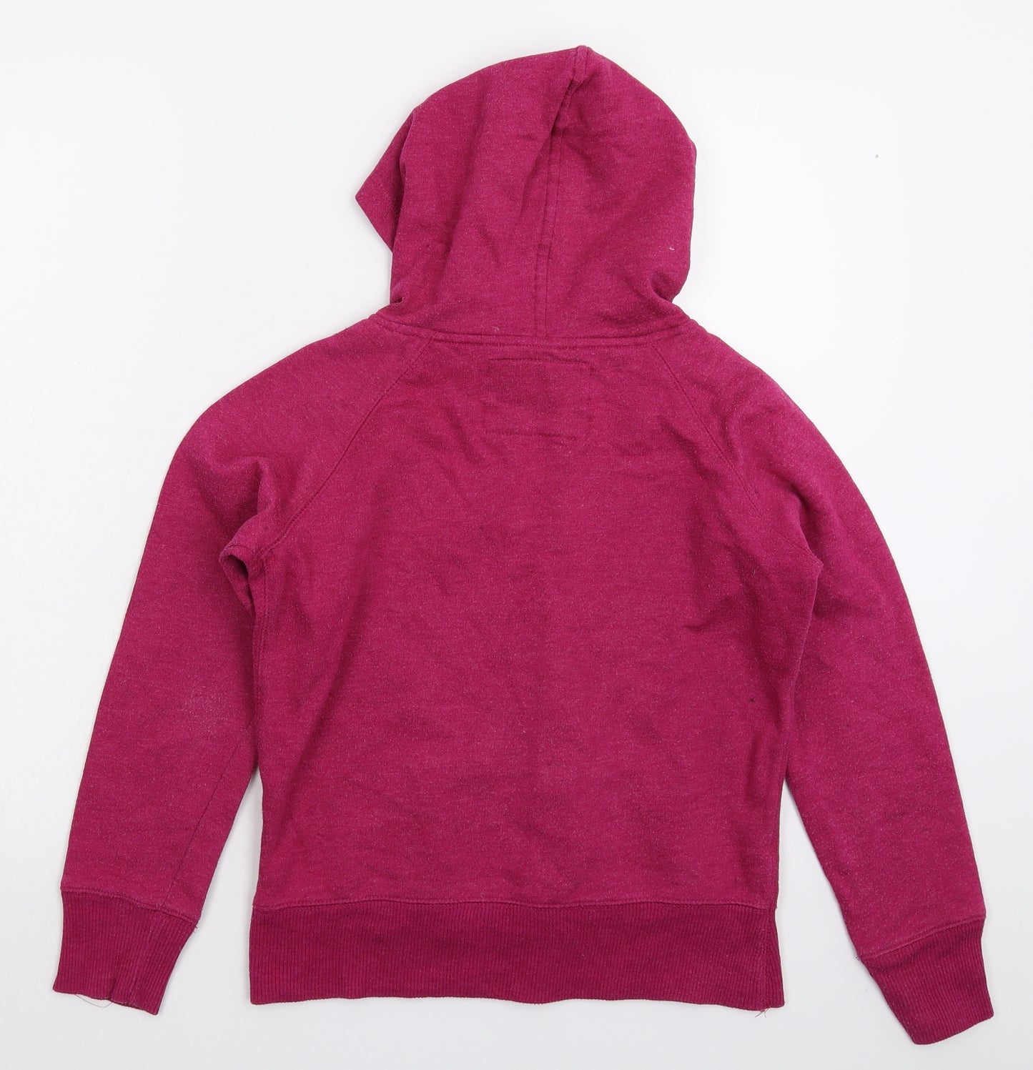 Denim & Co. Womens Pink   Pullover Hoodie Size 10