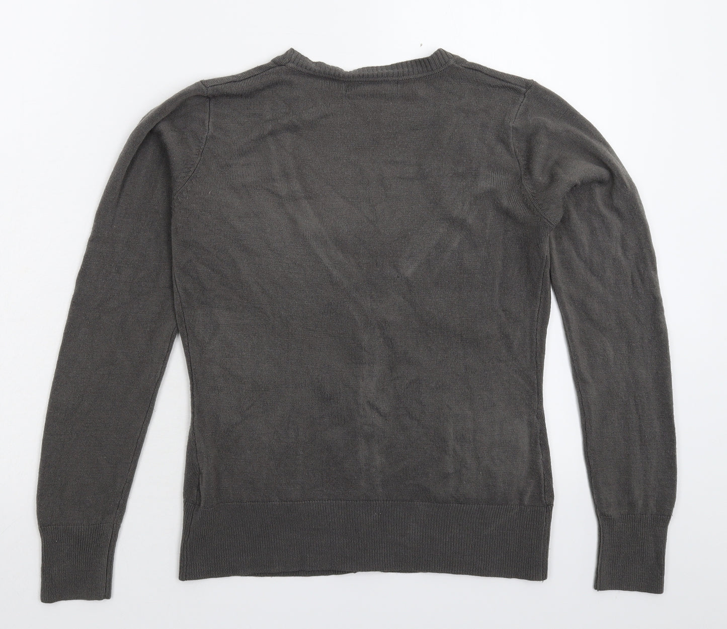 Atmosphere Womens Grey  Knit Cardigan Jumper Size 10