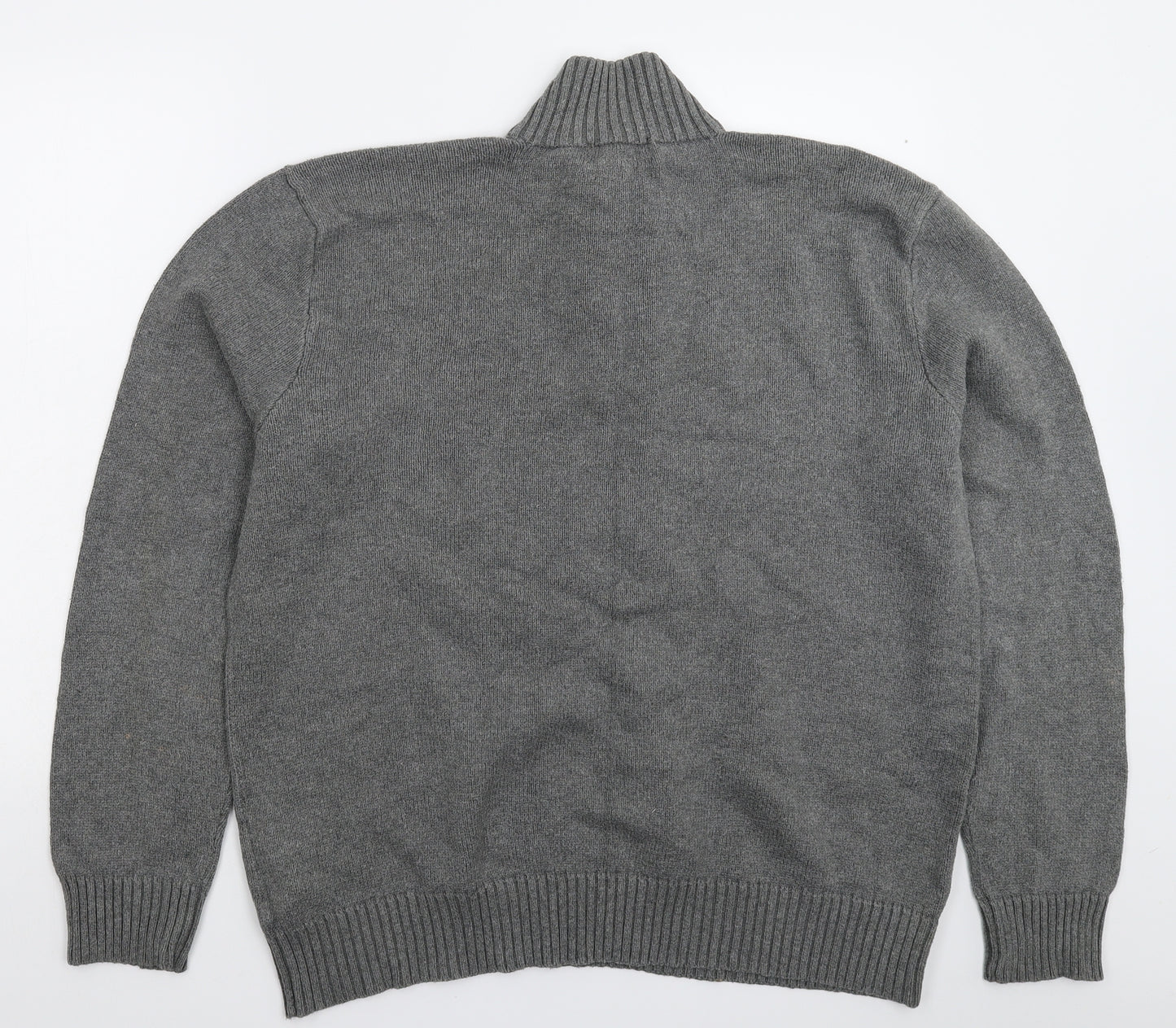 Polo Ralph Lauren Mens Grey  Knit Pullover Jumper Size XL