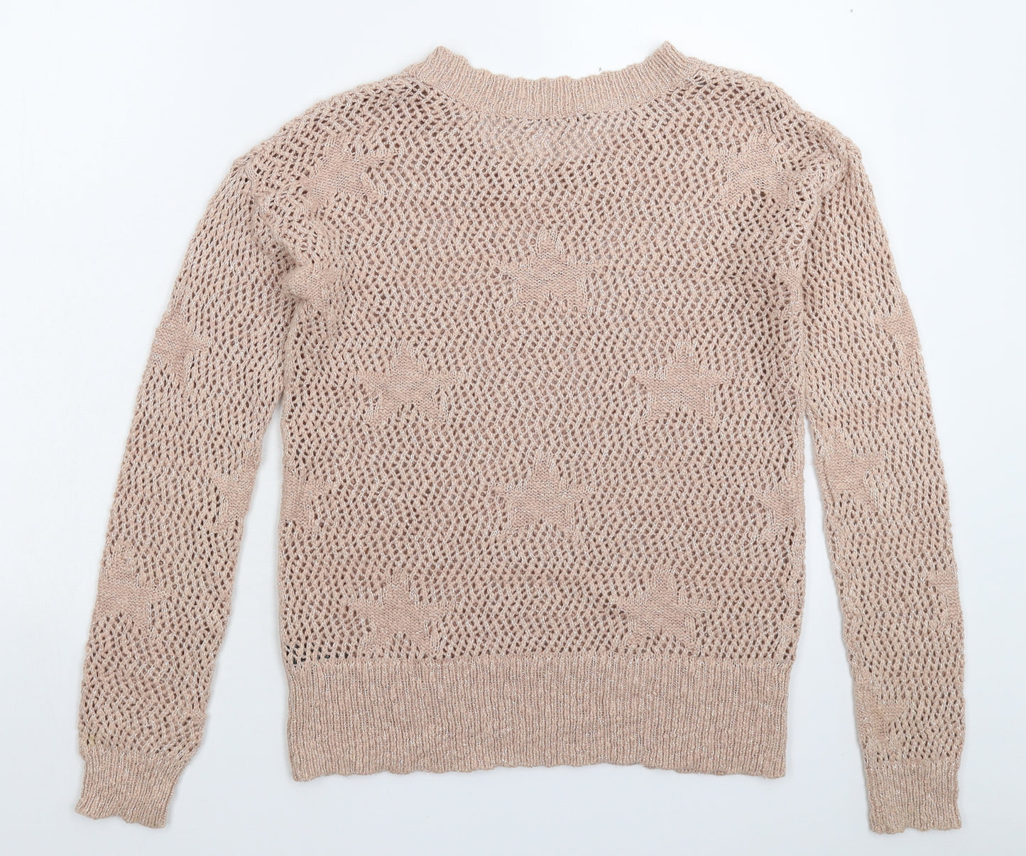 George Womens Pink  Knit Pullover Jumper Size 12