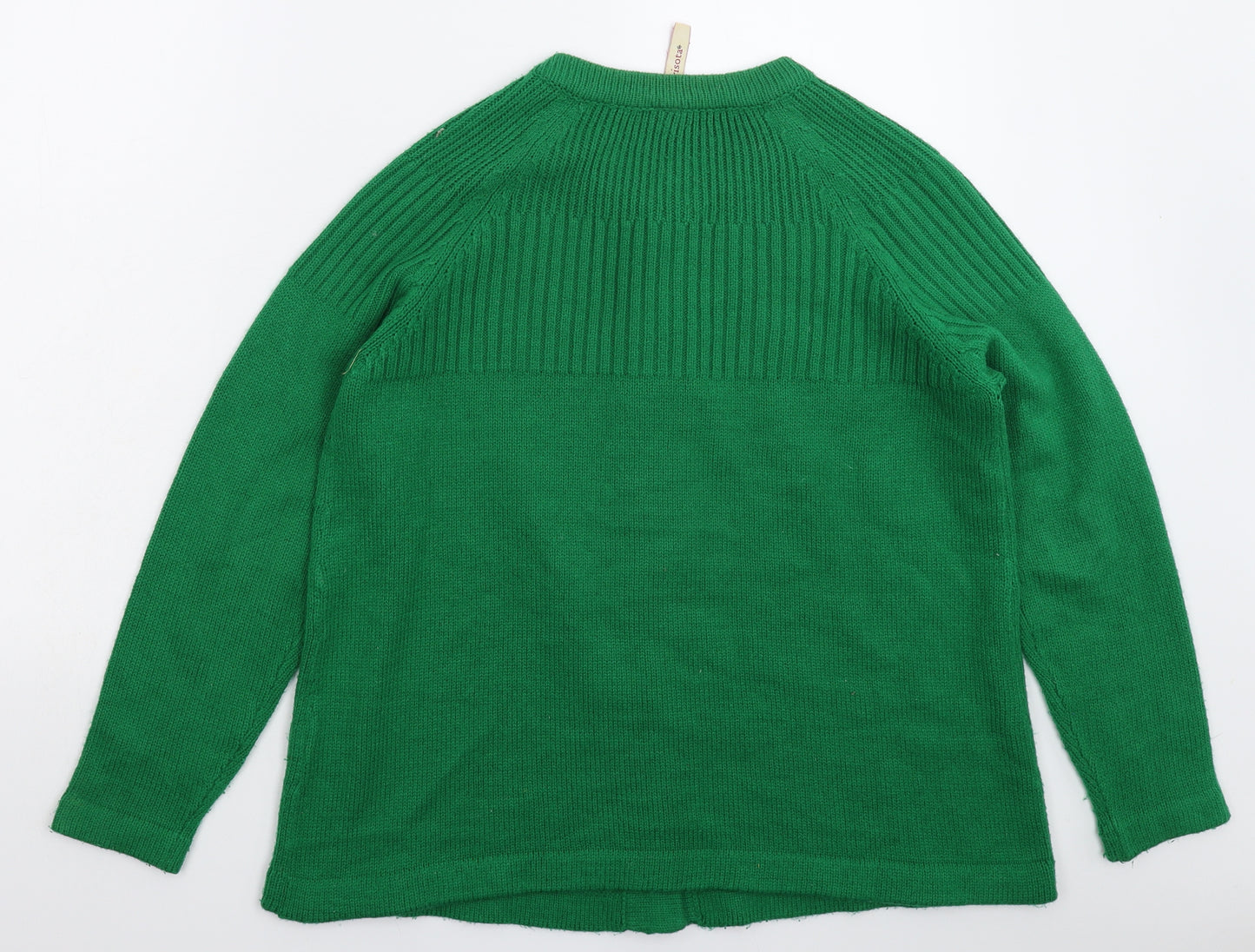 Marisota Womens Green  Knit Cardigan Jumper Size 14
