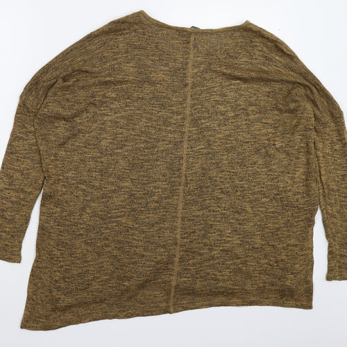 NEXT Womens Beige  Knit Pullover Jumper Size 8  - Oversized