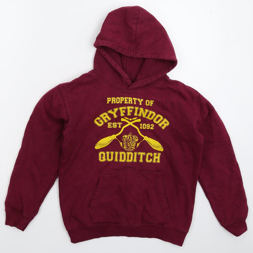 All We Do is Boys Purple   Pullover Hoodie Size 10-11 Years  - Harry Potter