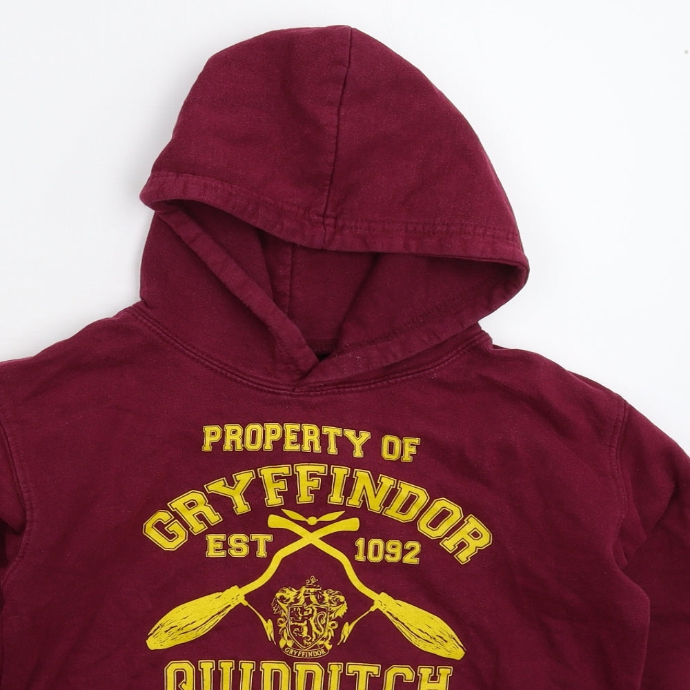 All We Do is Boys Purple   Pullover Hoodie Size 10-11 Years  - Harry Potter