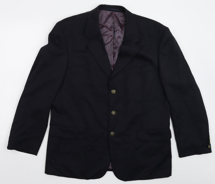 Moorcroft Mens Blue   Jacket Suit Jacket Size 42