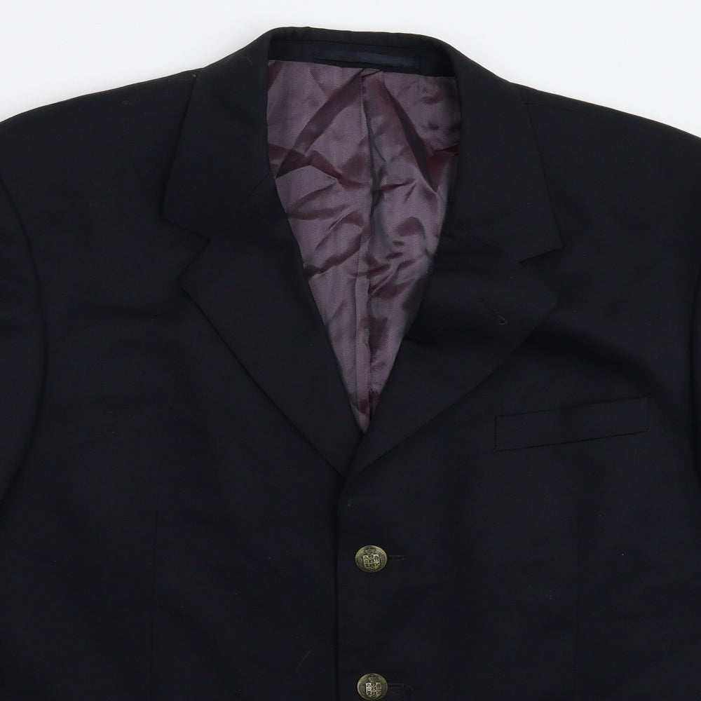 Moorcroft Mens Blue   Jacket Suit Jacket Size 42