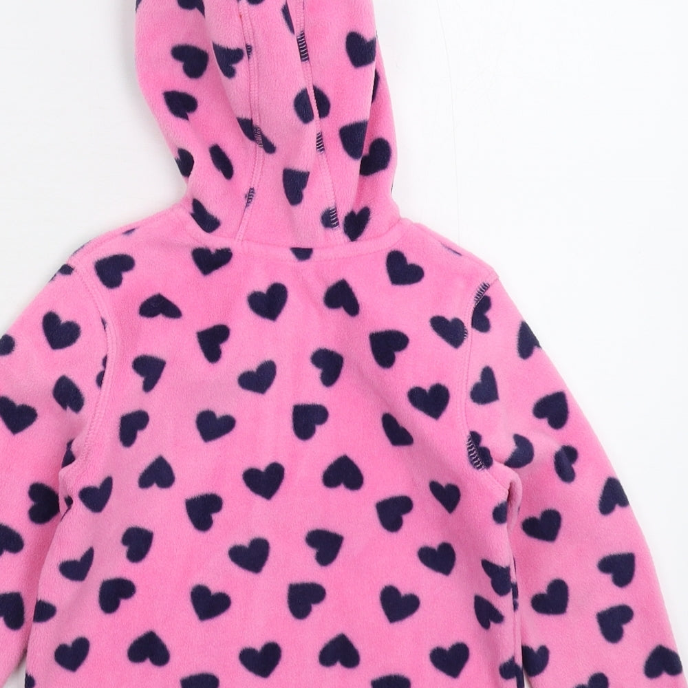 George Girls Pink  Fleece Jacket  Size 3-4 Years